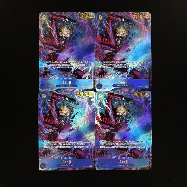 Bandai One Piece Sanji, Sammelkarten, Englisch, Blau - Bild 1