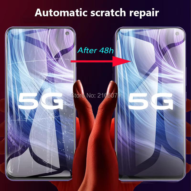 Xiaomi Poco M8 Pro 5G Hydrogel Displayschutzfilm mit Anti-Fingerabdruck-Funktion in Transparent - Bild 3
