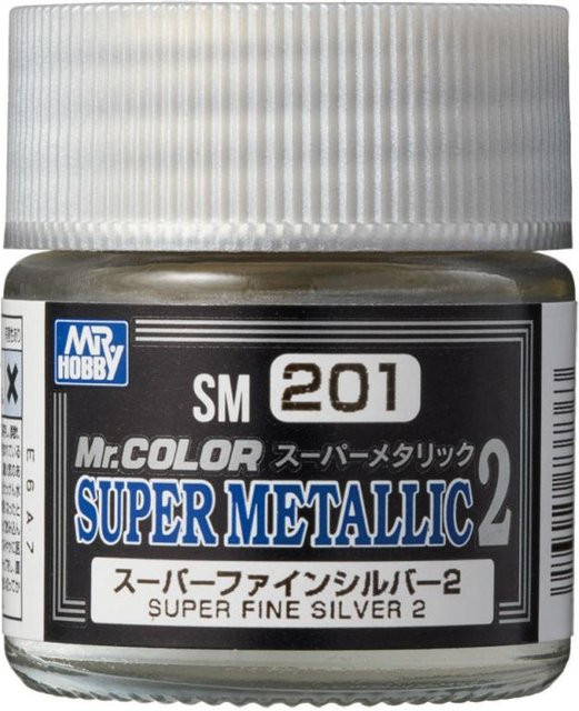 Mr Hobby Super Metallic Colors II Super Fine Silver II, Zubehör - Bild 1