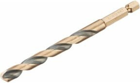 DeWalt HSS-G Metallbohrer Twist Drill aus Stahl in Gold und Silber, Durchmesser: 8 mm, Sechskant - Bild 1