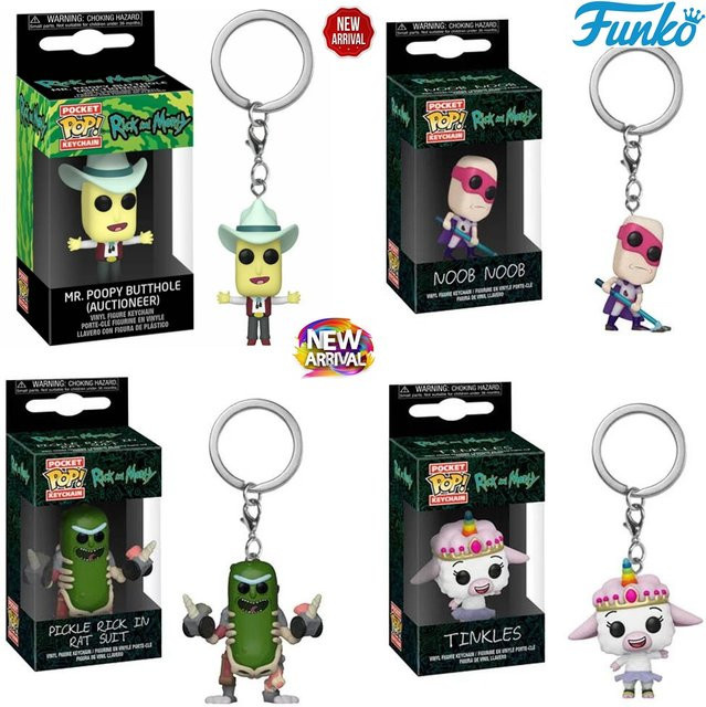 Funko Rick and Morty Schlüsselanhänger, Vinylfigur, ab 3 Jahre - Bild 1