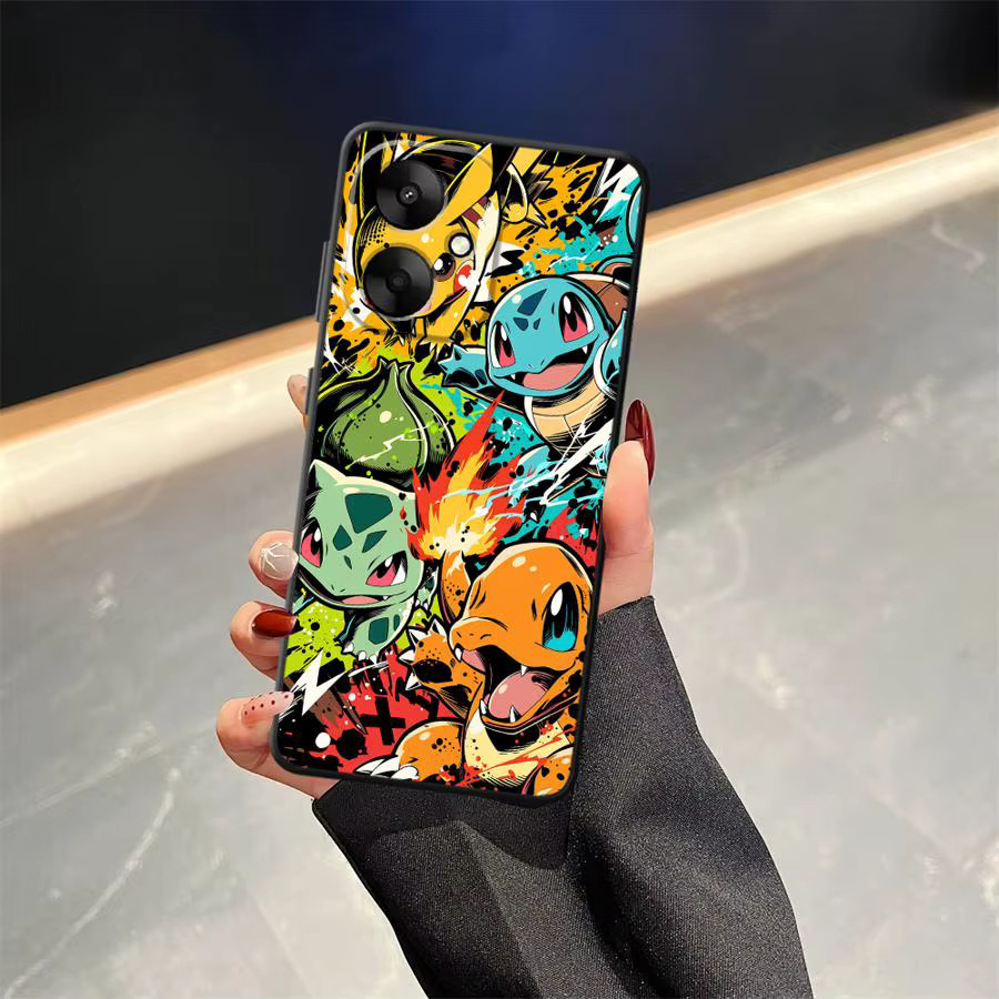 Handyhülle mit Cartoon Pokemon Design für Xiaomi Redmi A1 A2 A3 A4 A5 A9 10 12C 13C 14C K40 K80 Pro in Multicolour - Bild 4