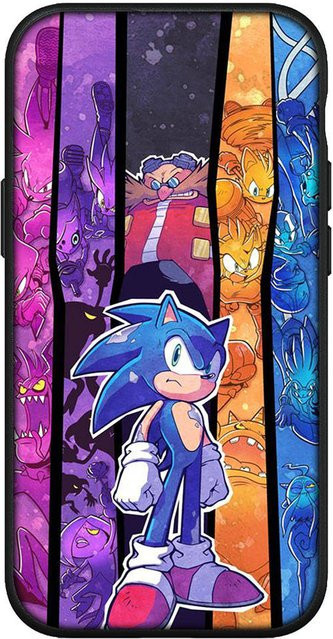 MINISO Handyhülle Sonic the Hedgehog Forces Design für iPhone, Samsung Galaxy, Xiaomi Redmi und Huawei in Schwarz und Mehrfarbig - Bild 1