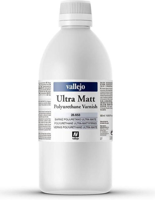 Vallejo Polyurethan-Lack, Ultra Matt, 500 ml - Bild 1