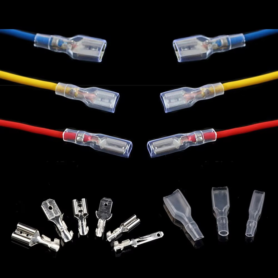 STONEGO Crimpverbinder Set für elektrische Drähte mit Flachsteckern in männlicher und weiblicher Ausführung, 180/270 Stück sortiertes Kit - Bild 2