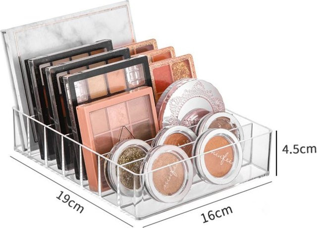 OTRESS Make-up Organizer, 7 Fächer, klarer Kunststoff - Bild 1