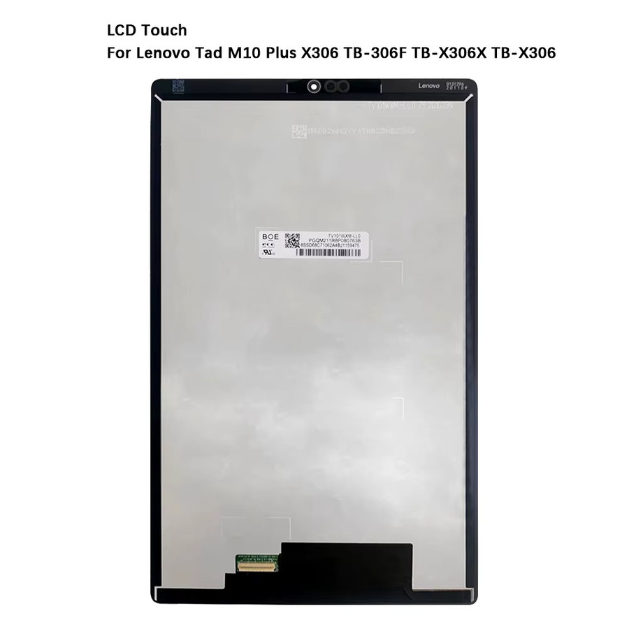 LCD Ersatzdisplay für Lenovo Tab M10 HD 2. Generation TB-X306X TB-X306F und Lenovo Tab M10 FHD Plus TB-X606F TB-X606X TB-X606 in Schwarz - Bild 2