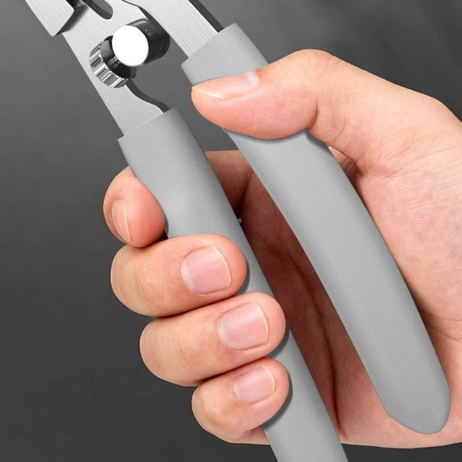 NIUXIANG 6-in-1 Glasfaser-Abisolierer und -Schneider aus Edelstahl in Steel - Bild 6