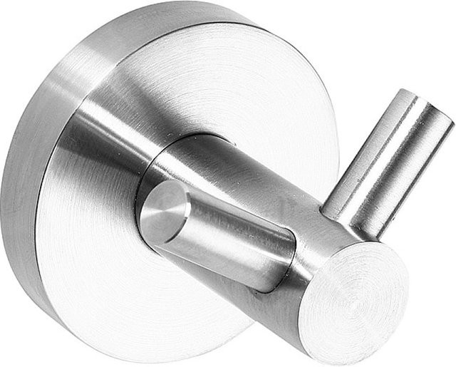 Brillantbad BEO Doppelkleiderhaken aus Edelstahl in Silber matt für Bad und Küche, B/T/H: 5,5 x 5,5 x 5,0 cm - Bild 1