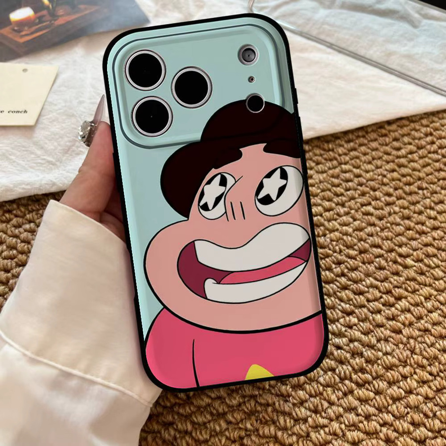Mesuca Steven Universe Handyhülle für iPhone, weiche Schutzhülle in Schwarz und Multicolour - Bild 5