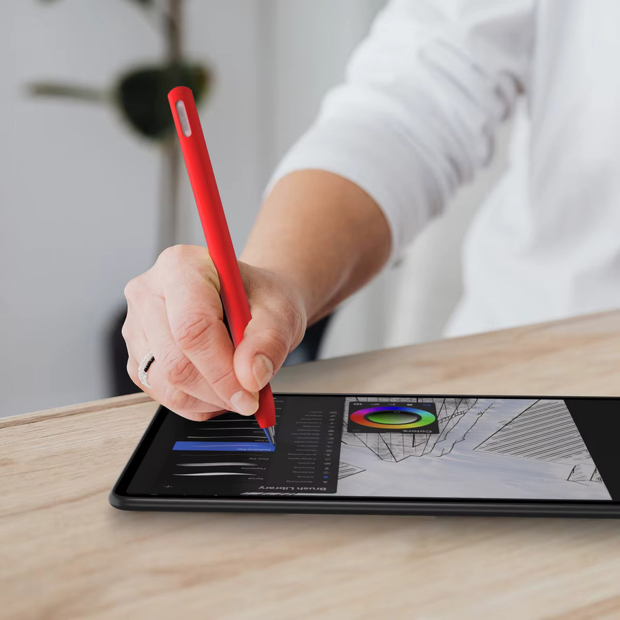 Silikon-Schutzhülle für Huawei M-Pencil 1. und 2. Generation in Gelb - Bild 3