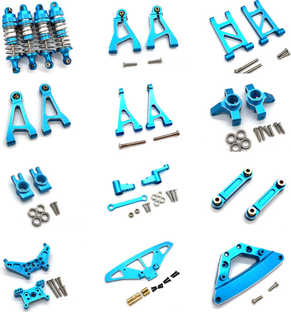 MJX Metallzubehör, RC 1/14, Blau, Sammlungsteile - Bild 1