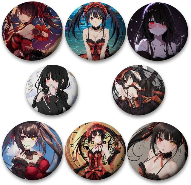 52TOYS Anstecknadel Tokisaki Kurumi Anime D-DATE A LIVE - Bild 1
