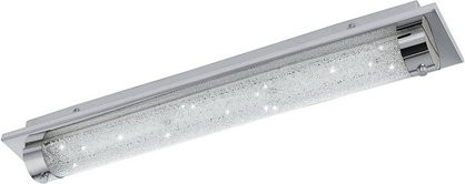 Eglo Wand- und Deckenleuchte TOLORICO aus Edelstahl in Silberfarben mit LED und IP44 Schutz - Bild 1