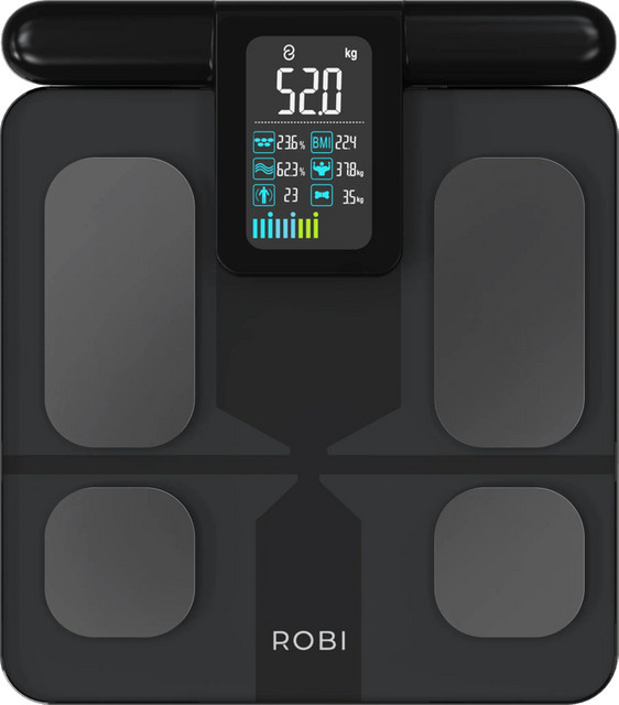 Robi Products Robi S15 in Schwarz mit Glasoberfläche und App-Steuerung - Bild 1