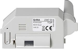 Gira Funkmodul Dual für Rauchwarnmelder in Weiß (234700) - Bild 1