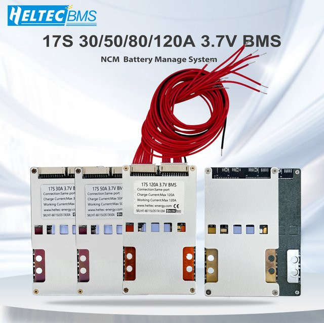 Heltecbms 17S 60V 120A BMS PCB mit Balance-Funktion für E-Bike und E-Scooter Lithium-Akkus - Bild 1