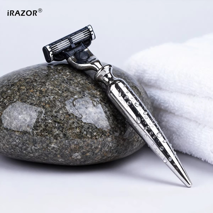 iRAZOR Mach 3 Herren-Handrasierer, silver - Bild 3