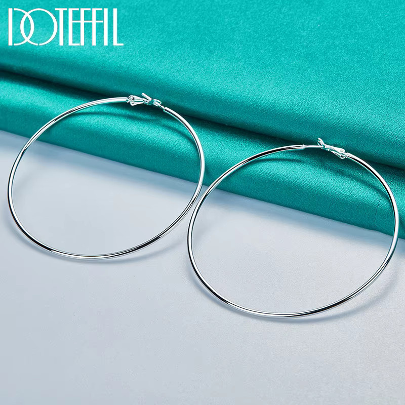 DOTEFFIL Creolen 925 Silber, Damen - Bild 2