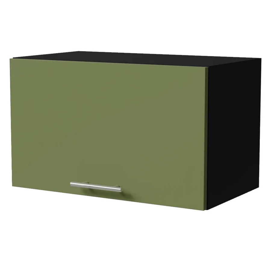 Feldmann-Wohnen Klapphängeschrank Brerra W4B/60 in Schwarz und RAL 6025 Farngrün Matt mit Blum Avenots Klappenbeschlag, B/T/H: 60 x 32,5 x 36 cm - Bild 2