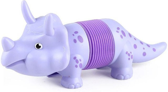 Brozebra Dinosaurier-Teleskop-Pop-Tubes, Dekompressionsspielzeug, ab 3 Jahre - Bild 1
