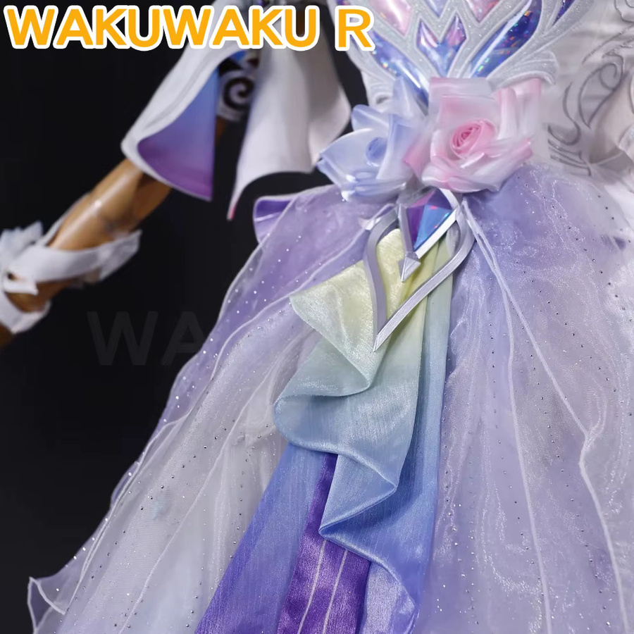 WAKUWAKU Honkai: Star Rail Cyrene Cosplay Kostüm, Süßes Kleid, Zubehör - Bild 2