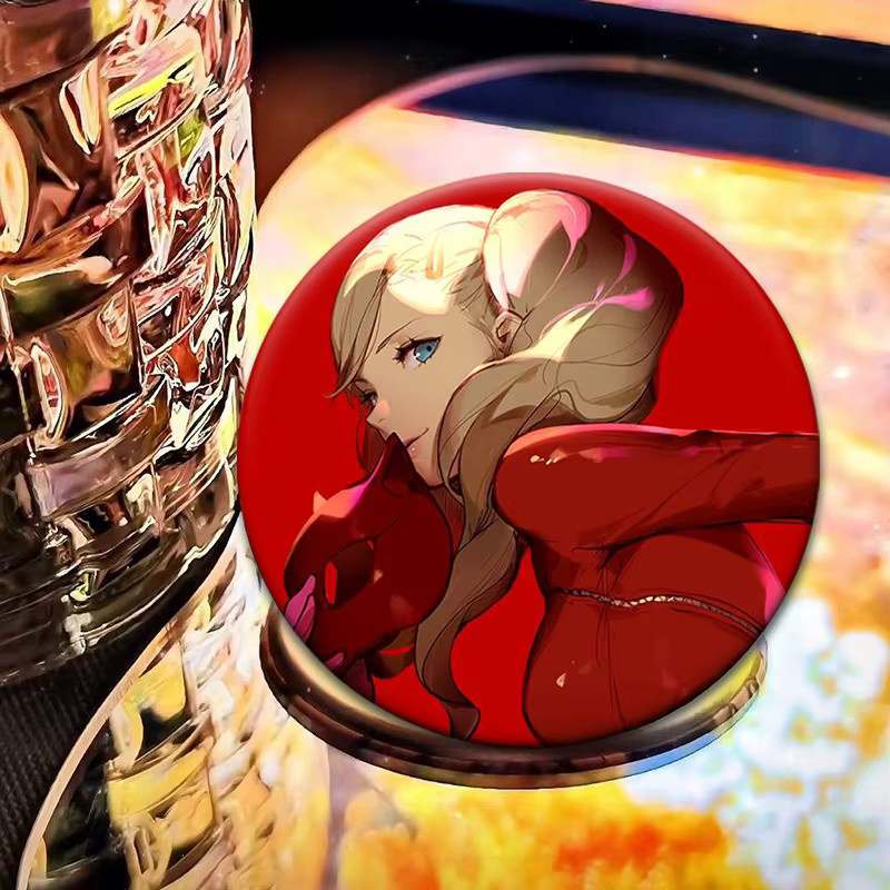 Brosche Akechi Goro Takamaki An Anime Charakter, Rund, Unisex - Bild 2