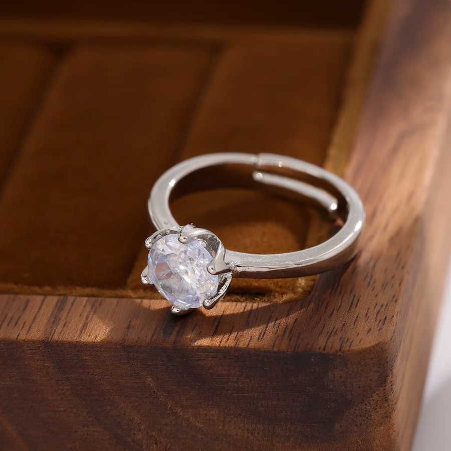 GaGa-Duck Ring 925 Silber, Kristall, Herzen und Pfeile - Bild 3