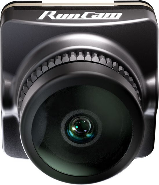 RunCam Phoenix 2 SP V5 Kamera in Schwarz mit umschaltbarem Bildschirmverhältnis 4:3/16:9 und PAL/NTSC Unterstützung für Nachtsicht - Bild 1