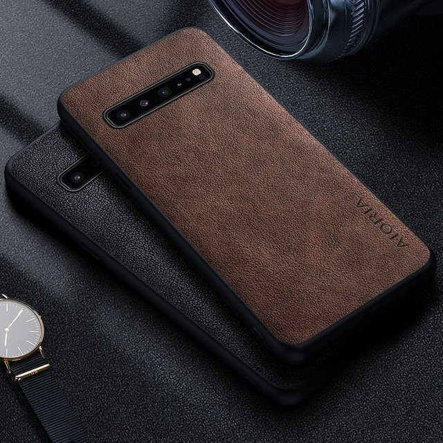 Premium Leder Handyhülle im Business Style für Samsung Galaxy S10 Plus, S10 Lite 5G und S10e - Bild 1