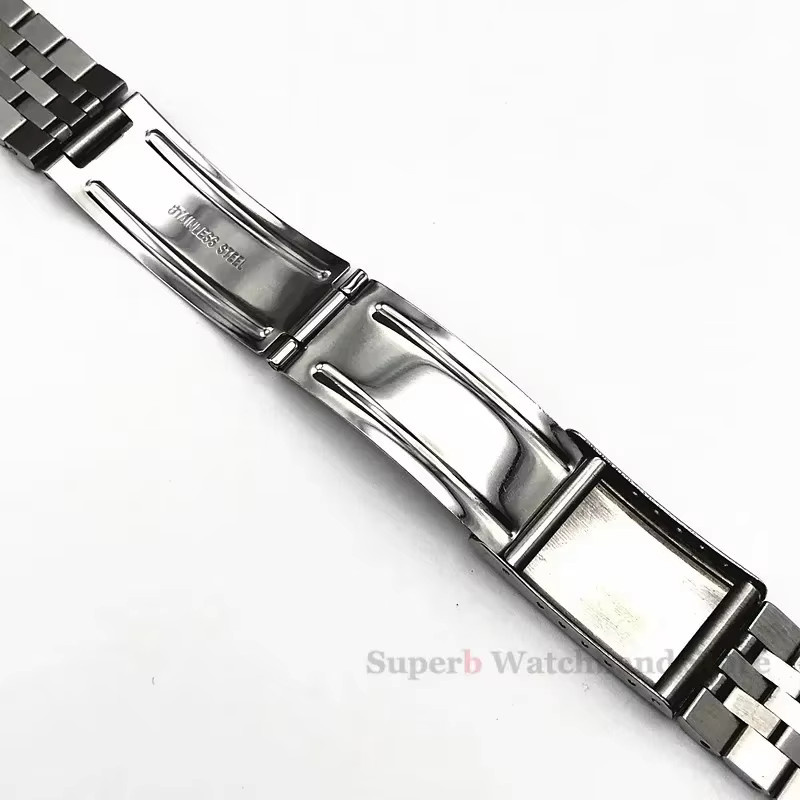 Uhrenarmband Edelstahl, Jubilee, Faltschließe, Silber, Herren - Bild 2