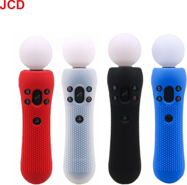 JCD PS VR Move Skin Silikon-Schutzhülle für PlayStation VR Controller in Schwarz - Bild 1