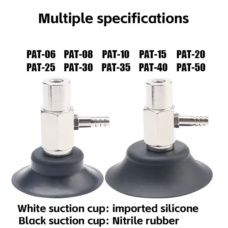 Industrielle seitliche Ansauganschlüsse mit Vakuumsaugnapf von ERICC PFYK PAT-06 bis PAT-50 - Bild 3