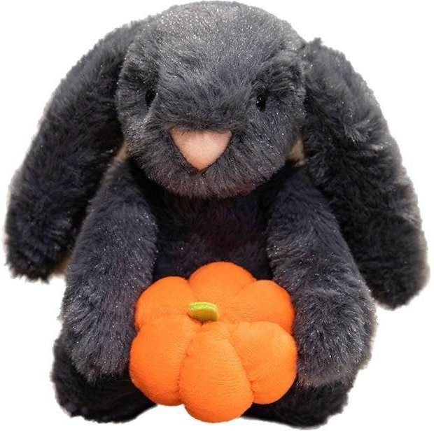 DewBloom Halloween Kürbisbär Plüschtier, Pumpkin Rabbit, Bunt / Mehrfarbig - Bild 1