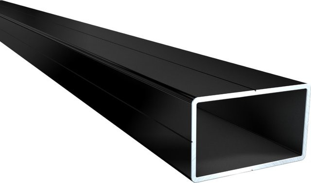 AluUnterkonstruktion BASEDECK Schiene Karle & Rubner in Schwarz und Aluminium, RAL 9005 - Bild 1