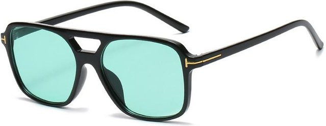 NATAWA Sonnenbrille, quadratisch, Vollrand, Kunststoff, schwarz, Damen - Bild 1