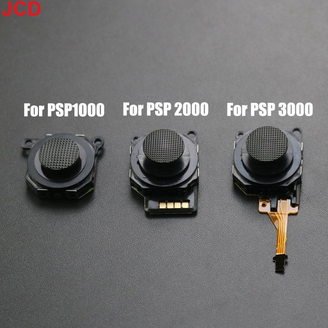 JCD 3D Analog Joystick Stick Sensor Modul in Schwarz für PSP1000 PSP2000 Slim und PSP3000 Controller Reparaturteil - Bild 1