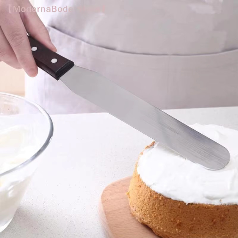 Hoeaden Kuchenspatel aus Edelstahl in Silber für Buttercreme und Kuchendekoration - Bild 4