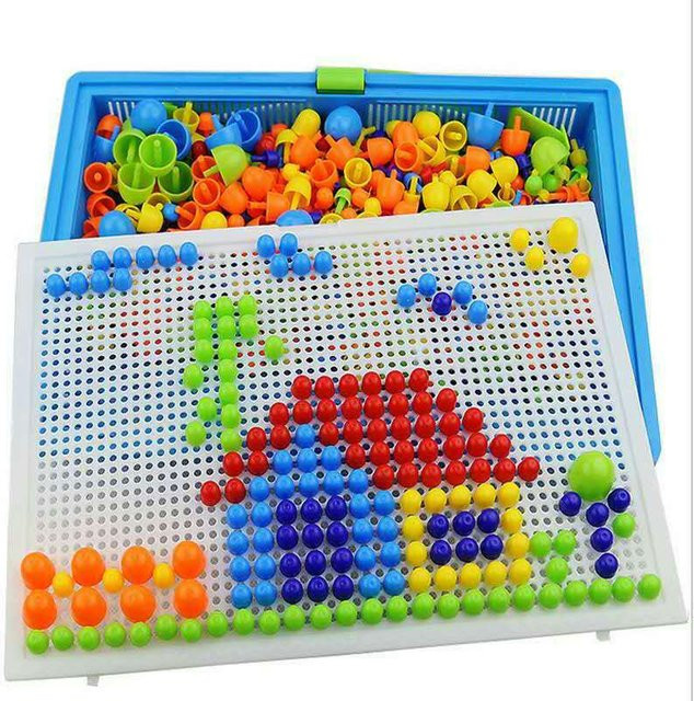 MTMA Getreidepilz-Nagelperlen, 3D-Puzzlespiele, 296-teiliges Set - Bild 1