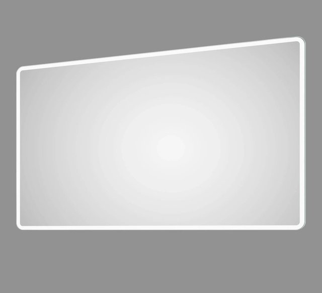 TALOS LED-Badspiegel in Silber mit Aluminiumrahmen, B: 120 cm, H: 70 cm - Bild 1