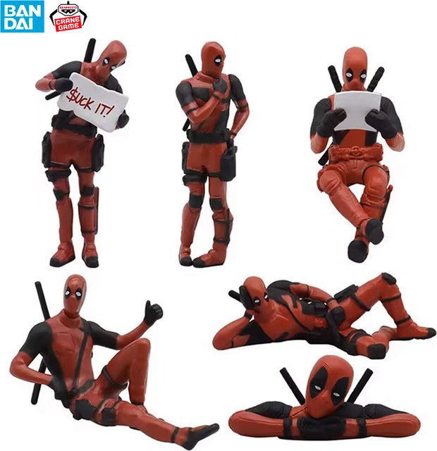 Bandai Marvel Deadpool & Wolverine, Spielzeugpuppe, 3-6 Stück Set - Bild 1