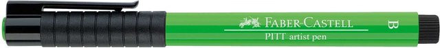 Faber Castell PITT artist pen brush Tintstift in Laubgrün für Profis - Bild 1
