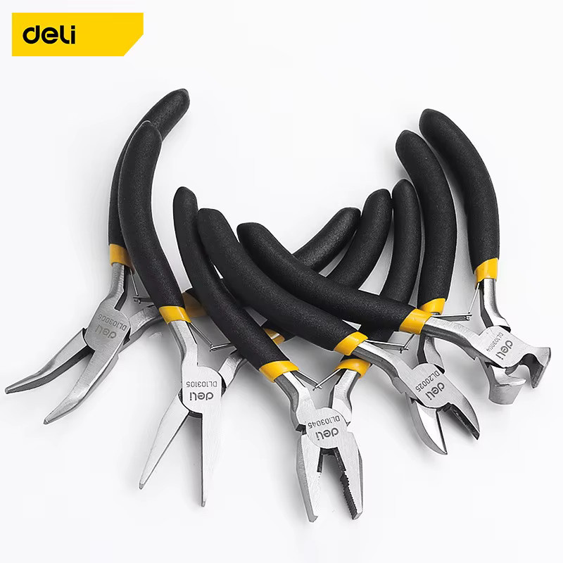 Deli Mini-Schrägmund-Zange 4,5 Zoll handgefertigt für DIY-Schmuck und Heim-Hardware - Bild 4