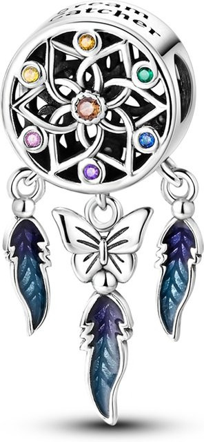 Charms Original Blumenanhänger Traumfänger, 925 Silber vergoldet, Perle, Damen - Bild 1