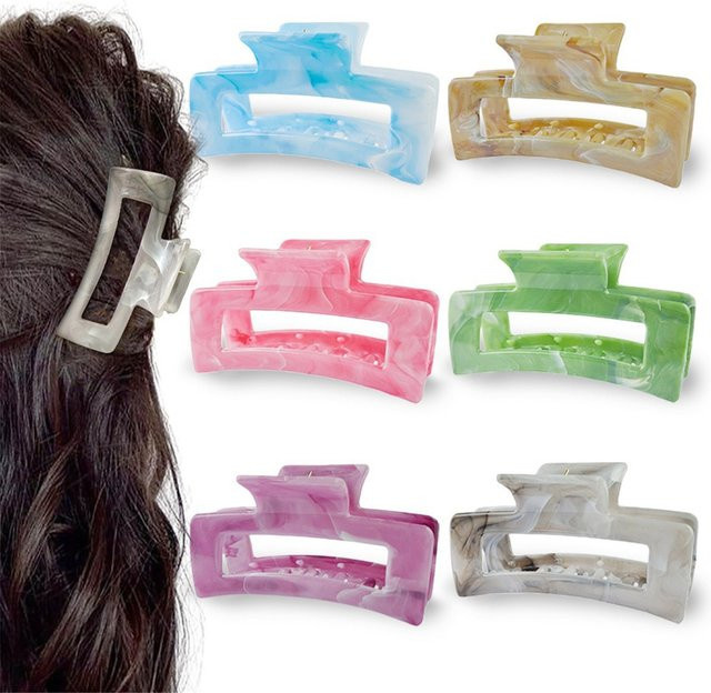 RAGBYB Haarklammern Quadratisch, Große Haarspangen für Damen - Bild 1
