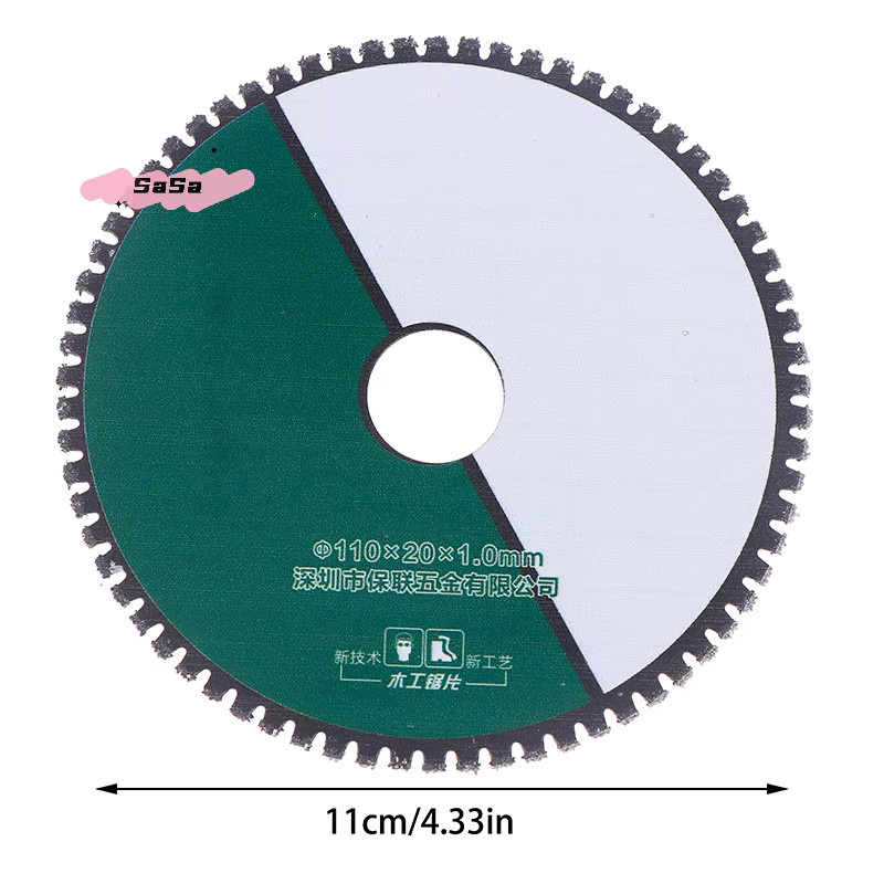 NCVHRT Multifunktionale Trennscheibe für Winkelschleifer, 110 mm, Grün, geeignet für Kunststoff, Metall und Holz - Bild 6