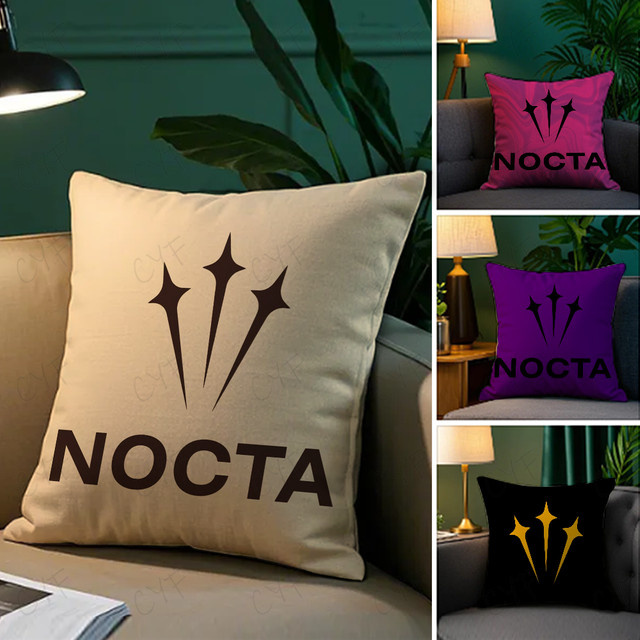 Nocta Fashion Luxus Kissenbezug aus Plüsch in Beige mit Sternen-Design, Breite: 40 cm, Breite: 40 cm - Bild 1