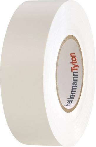 HellermannTyton HelaTape Flex 1000+ Isolierband Weiß Breite: 19 mm, Länge: 20 m - Bild 1
