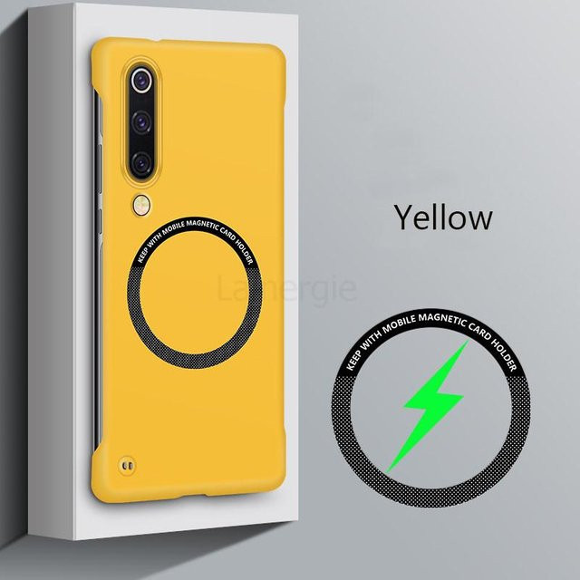 Magnetische schlanke Hülle für Xiaomi 9, Mi 10 Pro und Mi 9 mit harter Rückseite und kabellosem Laden in verschiedenen Farben - Bild 1