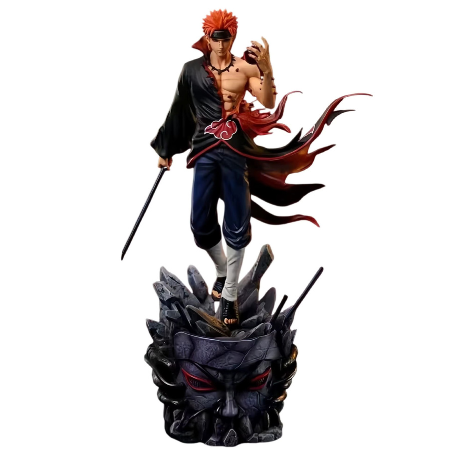 Bandai Naruto Akatsuki Pain Figur, PVC-Statue, 29cm - Bild 3